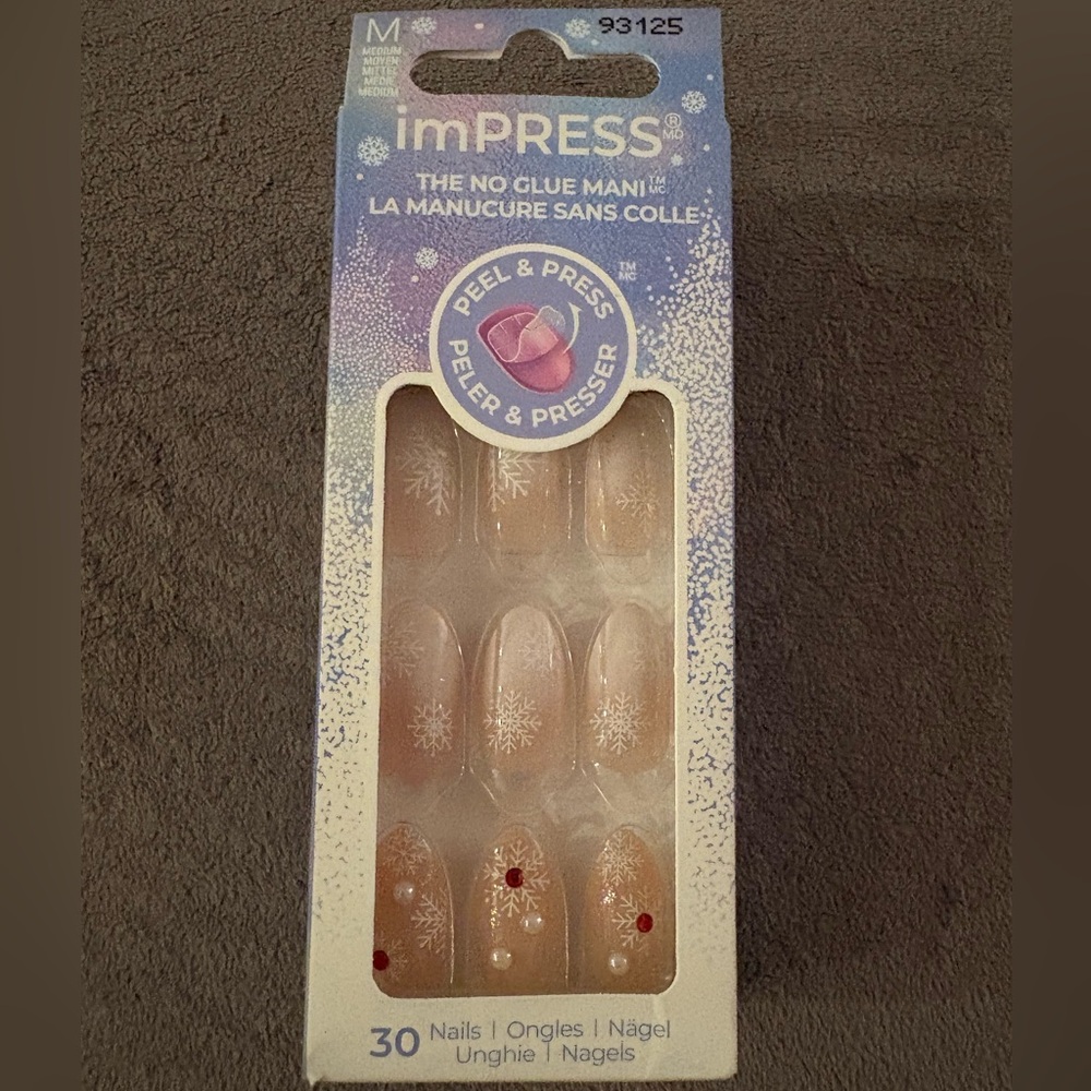 2 pack! imPRESS Timeless Carols Press-On Nails